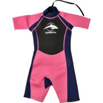 Costum-inot-din-neopren-pentru-copii-Shorty-Wetsuit-pink