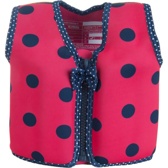 Konfidence – Vesta inot copii cu sistem de flotabilitate ajustabil The Original ladybird polka 6-7 ani