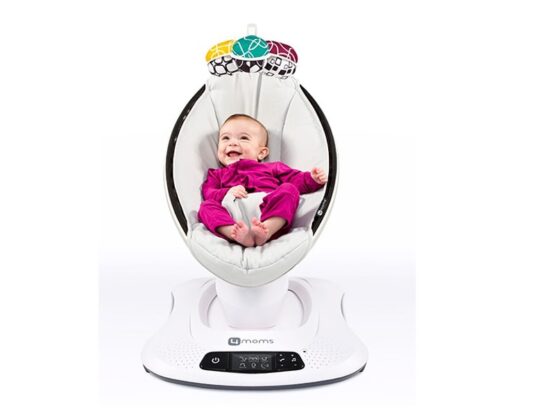 Fotoliu Balansoar Bebelusi 4MOMS MamaRoo 4.0 Classic Gri