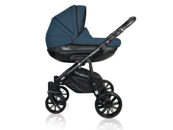 Carucior copii 3  in 1 MyKids Basic Soft Deep Blue Gel