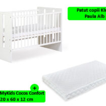 19784_patut-lemn-copii-Klups-Paula-Alb-FS-saltea-MyKids-Cocos-Confort-120x60x12