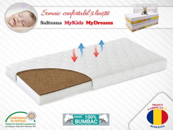 Saltea Fibra Cocos MyKids MyDreams I 120x60x10 (cm)