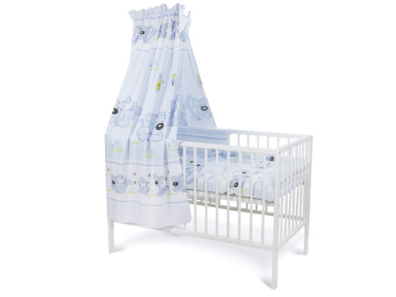 Lenjerie MyKids Catelus Albastru 5 Piese 120×60 cm