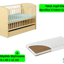 81020_patut-copii-Karolina-II-natur-cu-sertar-saltea-MyKids-MyDreams-120x60x12