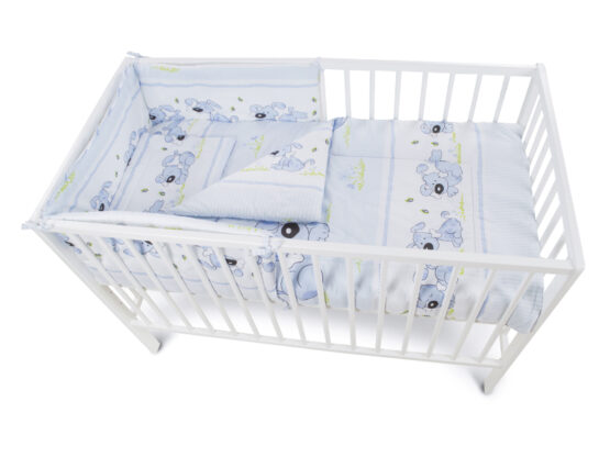 Lenjerie MyKids Catelus Albastru 4 Piese 120×60