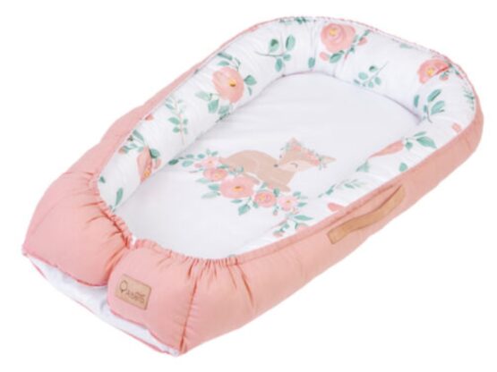 Baby Nest Klups Nature & Love Rose N001