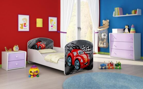 Patut Tineret I MyKids Red Car 5 – 140×70