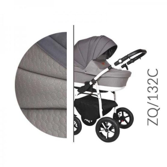 Carucior 3 in 1 Baby Merc Zippy Q – ZQ132C – Cadru Alb