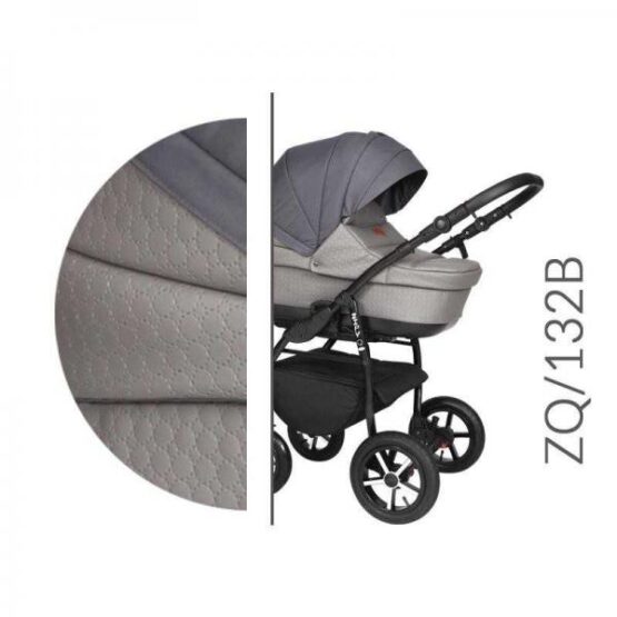 Carucior 3 in 1 Baby Merc Zippy Q – ZQ132B – Cadru Negru