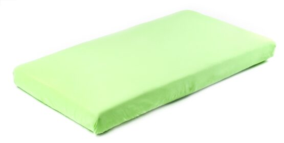 Cearsaf de bumbac jersey cu elastic Sensillo 120×60 cm Verde