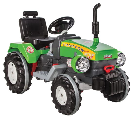 Tractor electric Pilsan SUPER 12V Verde