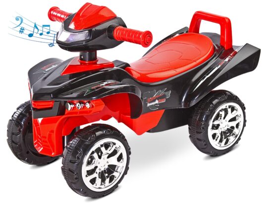 Jucarie ride-on cu sunete si lumini Toyz MINI RAPTOR 2 in 1 Rosie