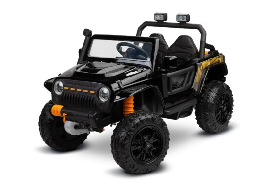 Jeep electric Toyz RINGO 12V 4×4 cu telecomanda Negru