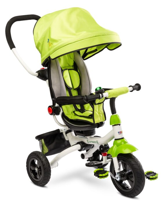 Tricicleta pliabila cu scaun reversibil Toyz WROOM Green